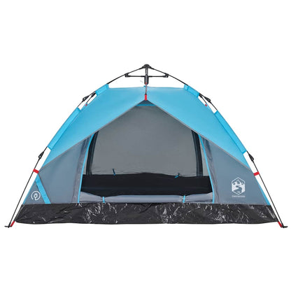 Kuppel-Campingzelt 2 Personen Weiß Verdunkelt Quick Release