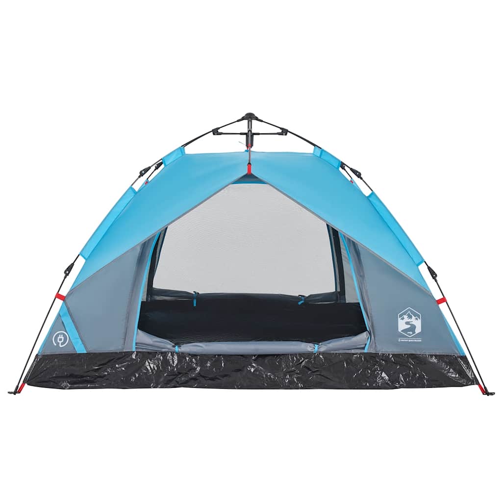 Kuppel-Campingzelt 2 Personen Weiß Verdunkelt Quick Release