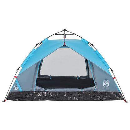 Kuppel-Campingzelt 2 Personen Weiß Verdunkelt Quick Release