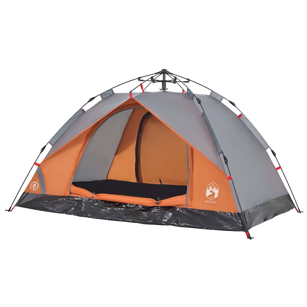Kuppel-Campingzelt 2 Personen Weiß Verdunkelt Quick Release