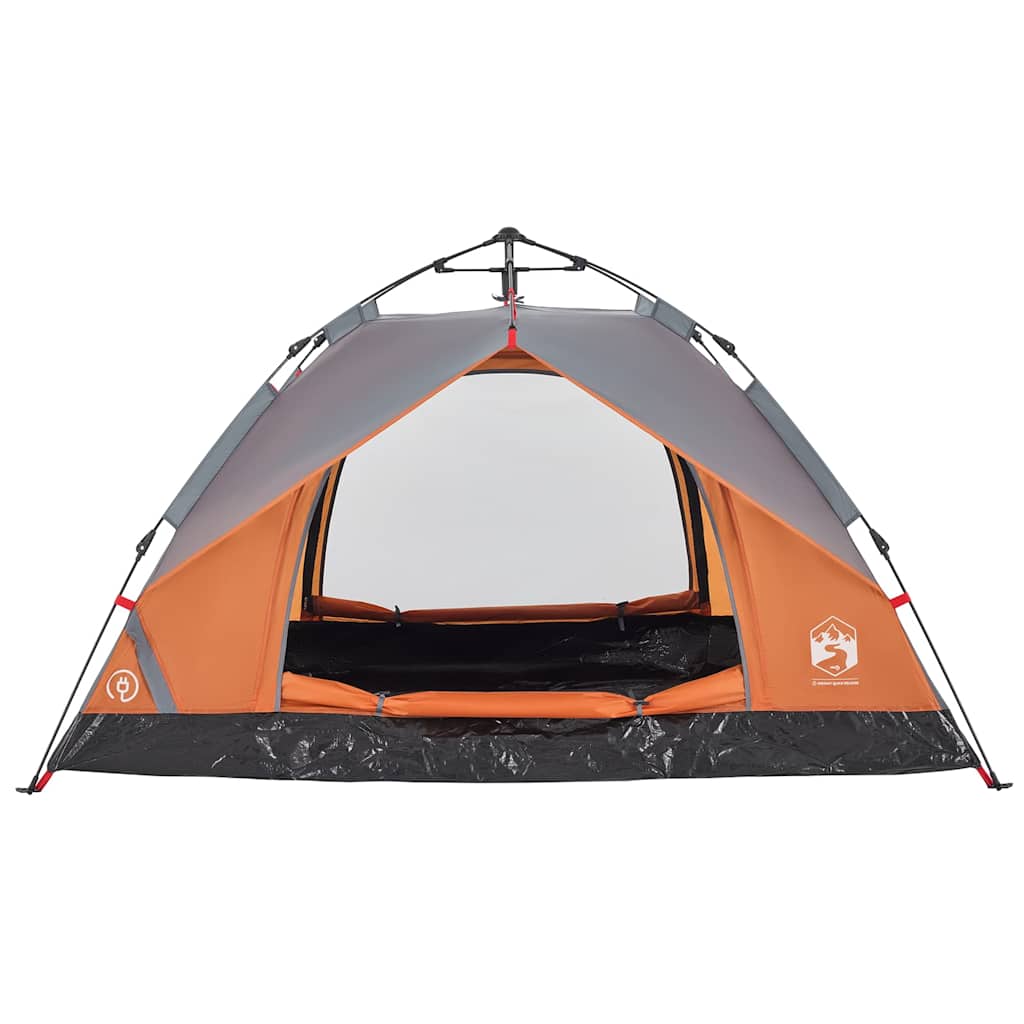 Kuppel-Campingzelt 2 Personen Weiß Verdunkelt Quick Release