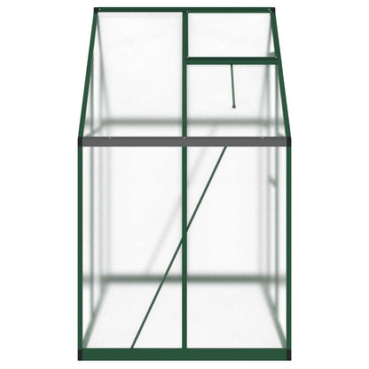 Gewächshaus mit Fundamentrahmen Silbern 169x58x195cm Aluminimum
