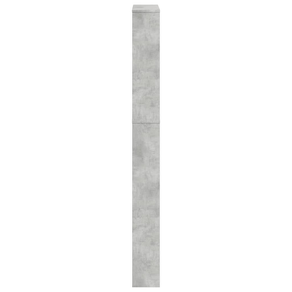Schuhschrank mit 5 Fächern Spiegel Eiche 63x17x169,5 cm