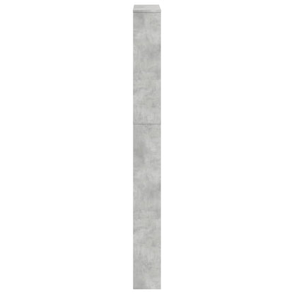 Schuhschrank mit 5 Fächern Spiegel Eiche 63x17x169,5 cm