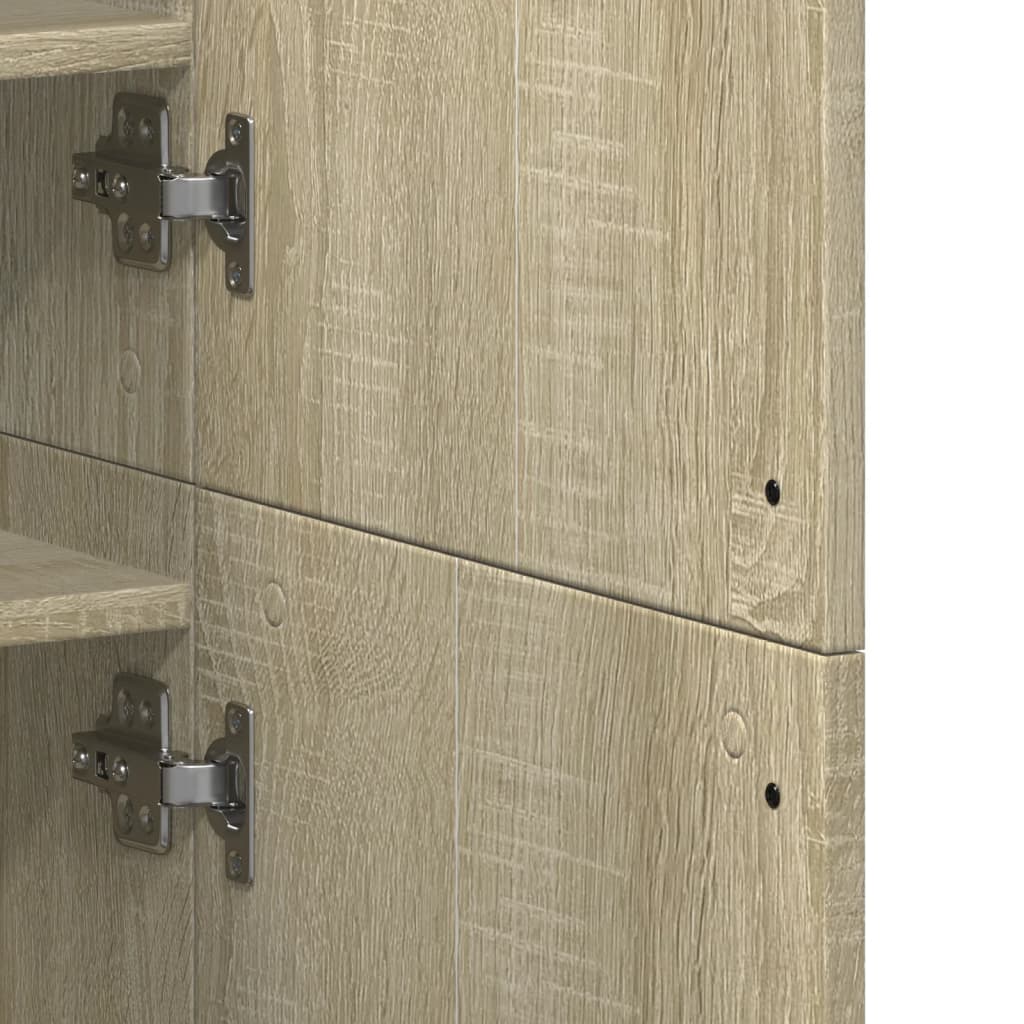 Schuhschrank Weiß 80×39×178 cm Holzwerkstoff