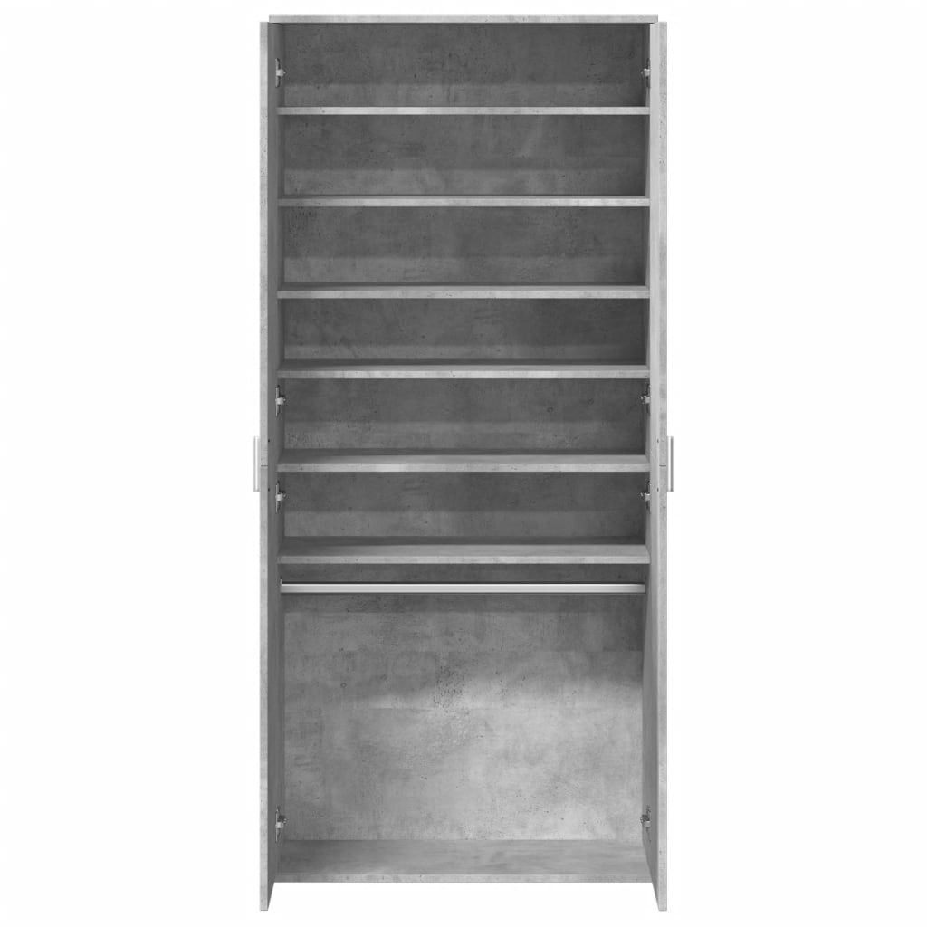 Schuhschrank Weiß 80×39×178 cm Holzwerkstoff