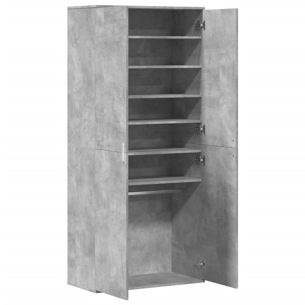 Schuhschrank Weiß 80×39×178 cm Holzwerkstoff