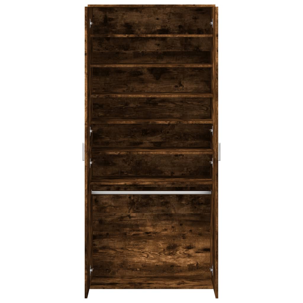 Schuhschrank Weiß 80×39×178 cm Holzwerkstoff