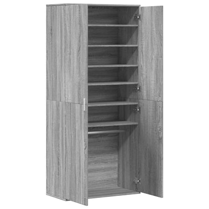 Schuhschrank Weiß 80×39×178 cm Holzwerkstoff