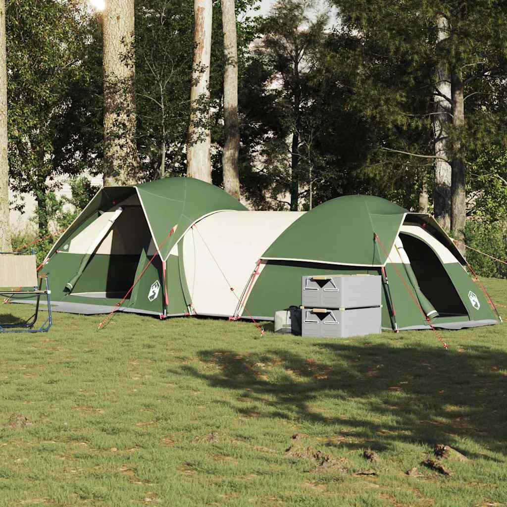 Campingzelt 5 Personen Weiß Verdunkelungsstoff Wasserdicht