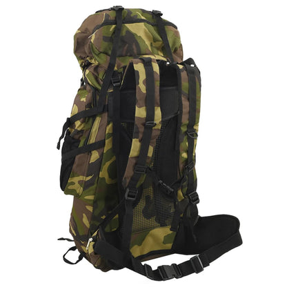 Wanderrucksack Kamelbraun Tarnfarben 60 L Oxford-Gewebe