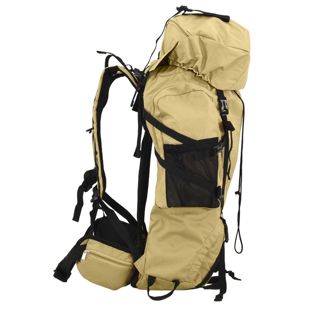 Wanderrucksack Kamelbraun Tarnfarben 60 L Oxford-Gewebe