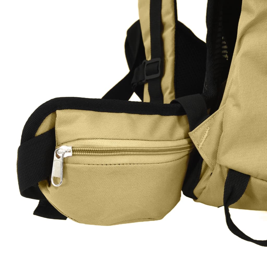 Wanderrucksack Kamelbraun Tarnfarben 60 L Oxford-Gewebe