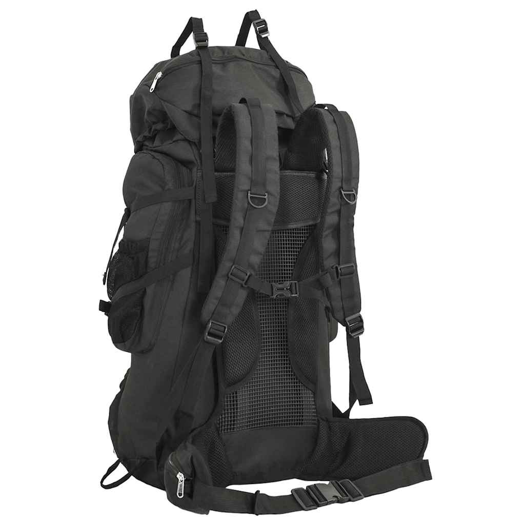 Wanderrucksack Khaki 80 L Oxford-Gewebe