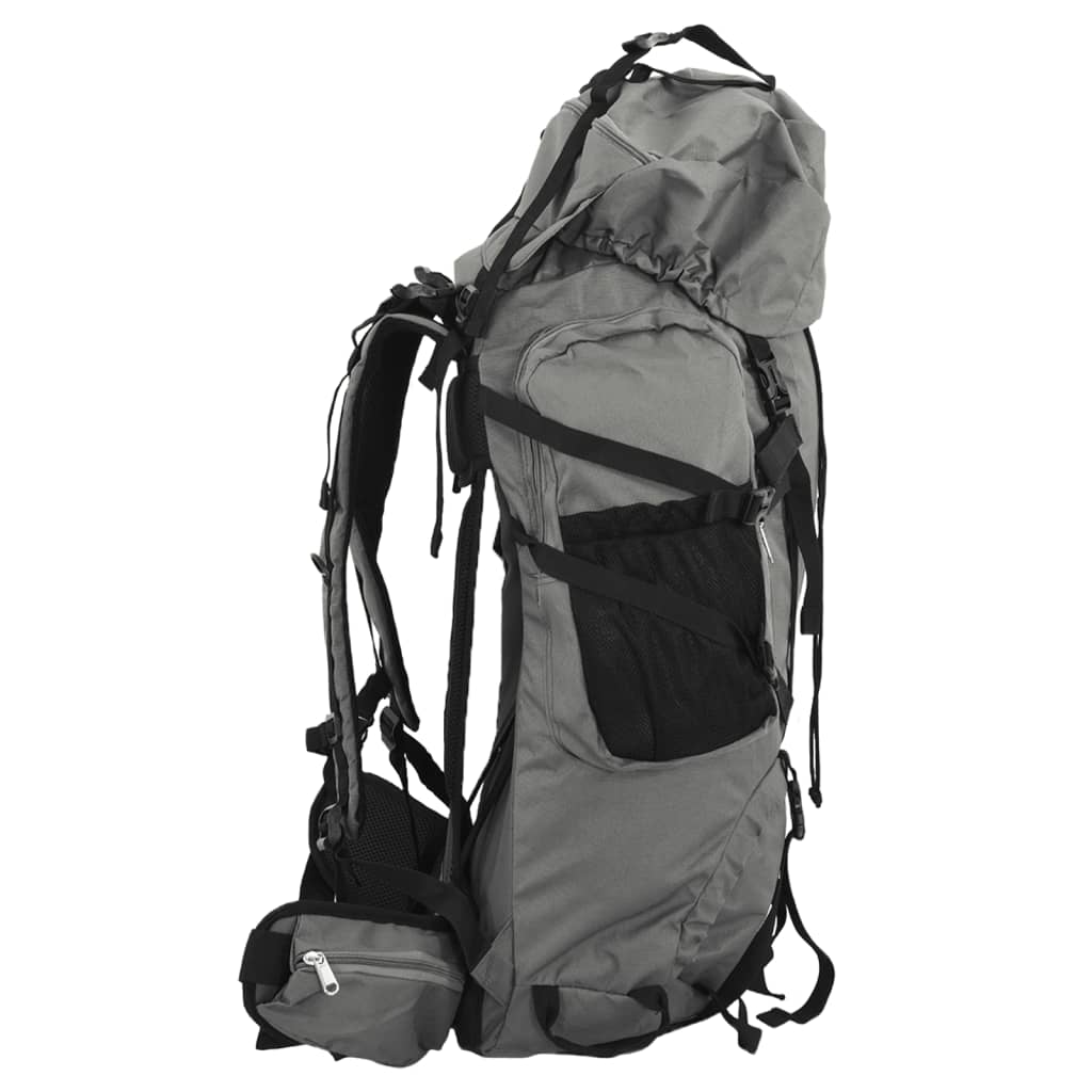 Wanderrucksack Khaki 80 L Oxford-Gewebe