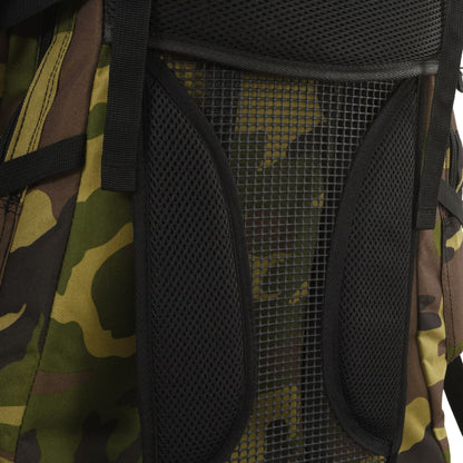 Wanderrucksack Khaki 80 L Oxford-Gewebe