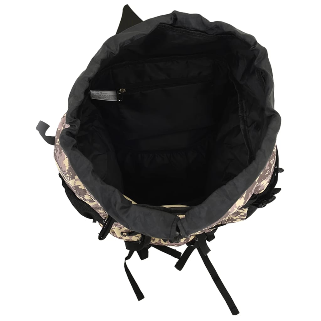 Wanderrucksack Khaki 80 L Oxford-Gewebe