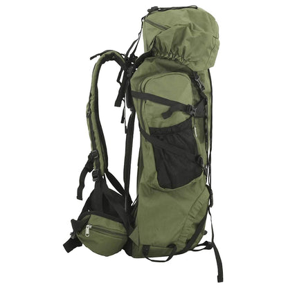 Wanderrucksack Khaki 80 L Oxford-Gewebe