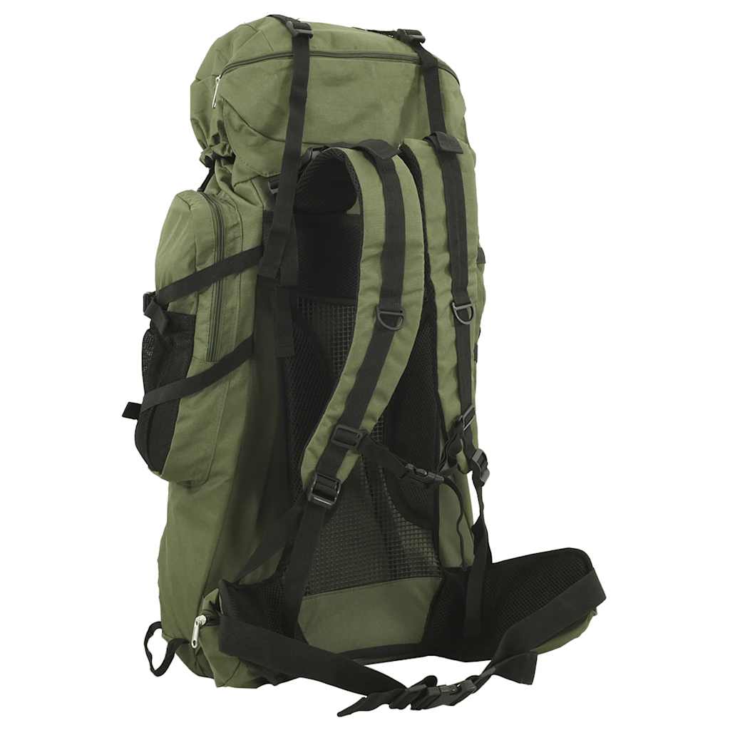 Wanderrucksack Khaki 80 L Oxford-Gewebe