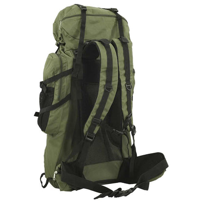 Wanderrucksack Khaki 80 L Oxford-Gewebe