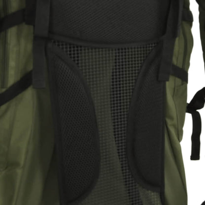 Wanderrucksack Khaki 80 L Oxford-Gewebe