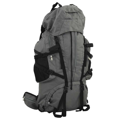 Wanderrucksack Schwarz 100 L Oxford-Gewebe