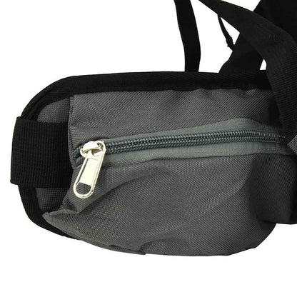 Wanderrucksack Schwarz 100 L Oxford-Gewebe