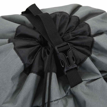 Wanderrucksack Schwarz 100 L Oxford-Gewebe