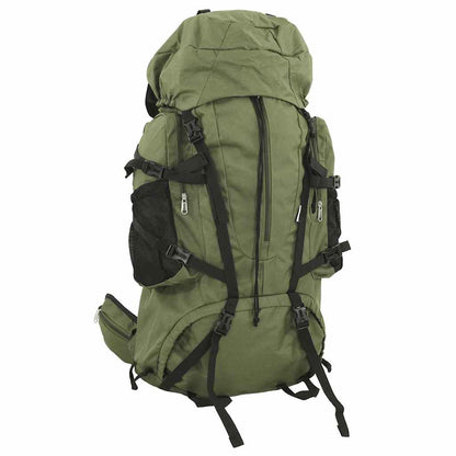 Wanderrucksack Schwarz 100 L Oxford-Gewebe