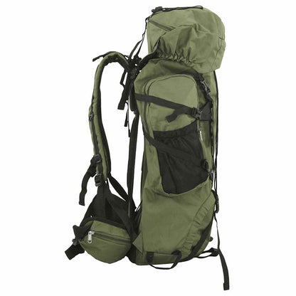 Wanderrucksack Schwarz 100 L Oxford-Gewebe