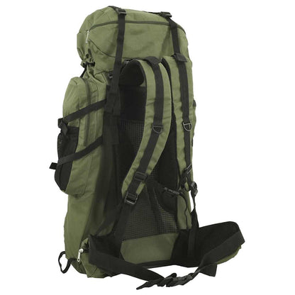 Wanderrucksack Schwarz 100 L Oxford-Gewebe