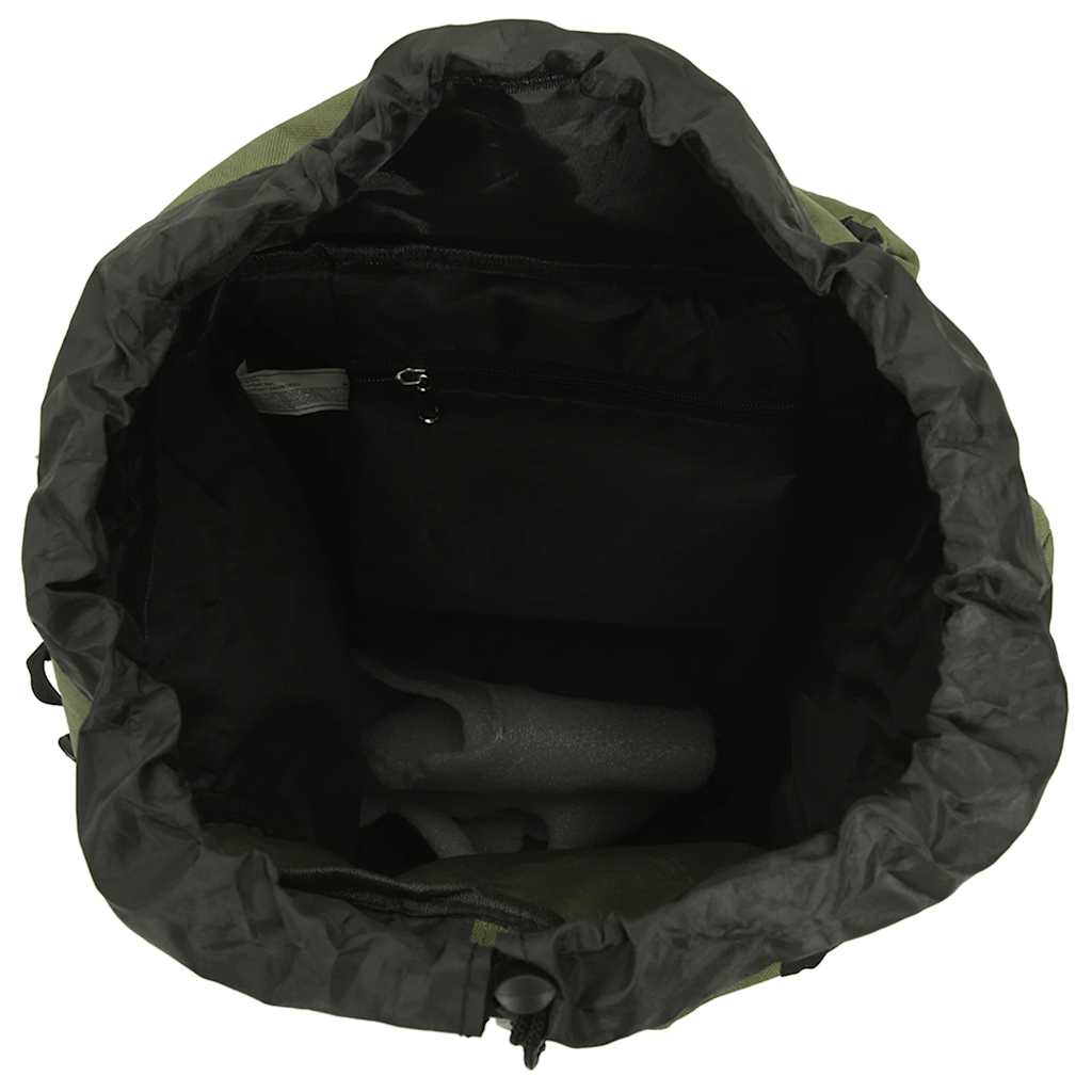 Wanderrucksack Schwarz 100 L Oxford-Gewebe