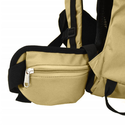 Wanderrucksack Schwarz 100 L Oxford-Gewebe
