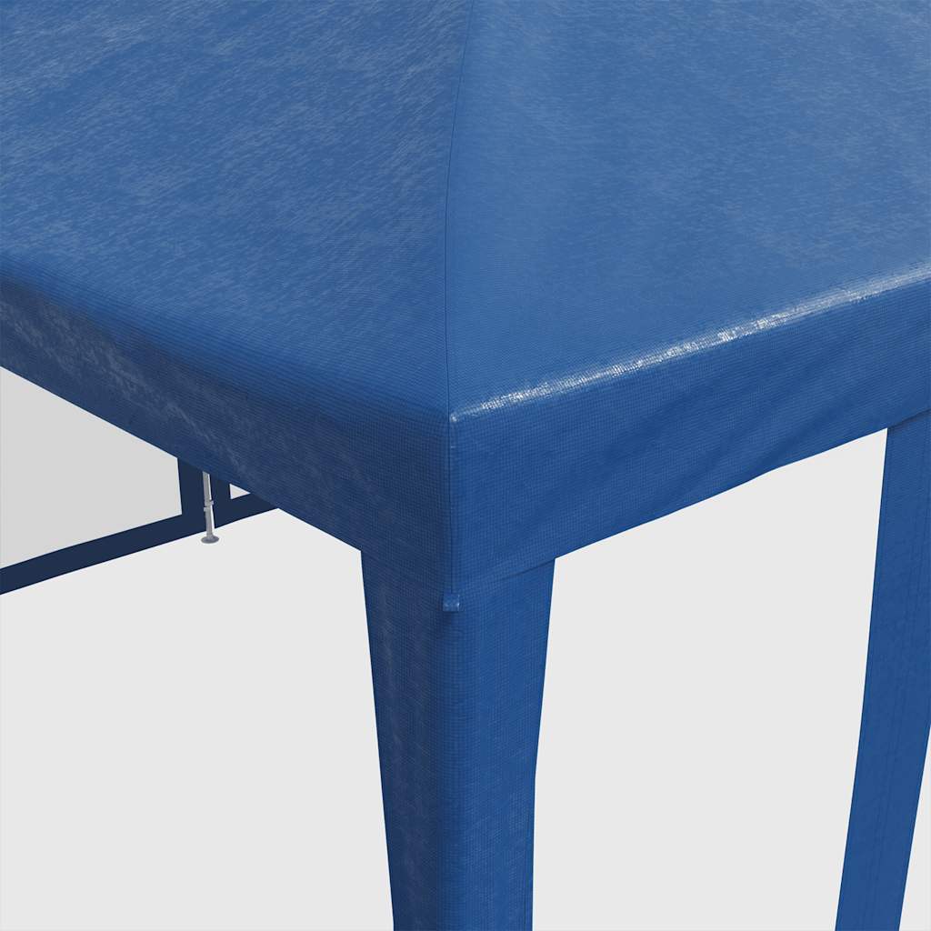 Partyzelt mit 10 Mesh-Seitenteilen Weiß 6x4 m HDPE