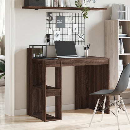 Schreibtisch Weiß 103,5x56,5x94 cm Holzwerkstoff