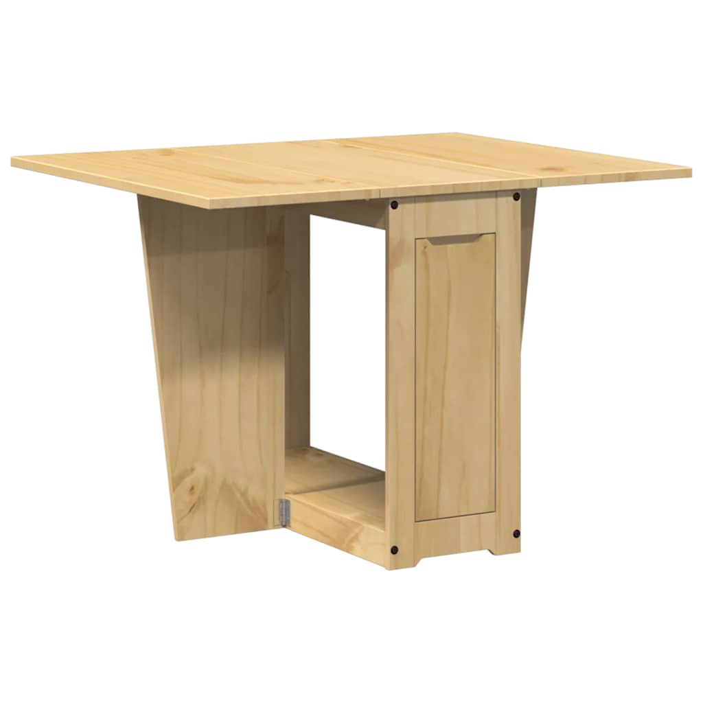 5-tlg. Butterfly-Esstisch-Set Corona Grau Kiefernholz
