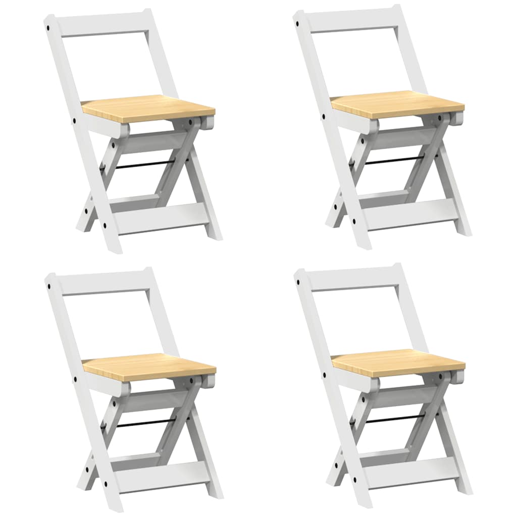 5-tlg. Butterfly-Esstisch-Set Corona Grau Kiefernholz