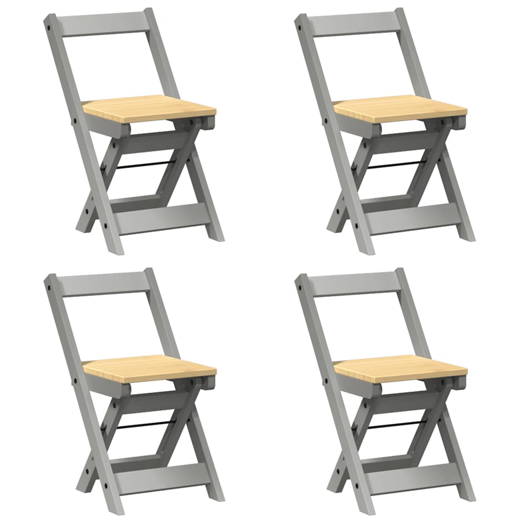 5-Tlg. Butterfly-Esstisch-Set Corona Kiefernholz