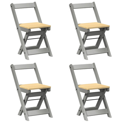 5-Tlg. Butterfly-Esstisch-Set Corona Kiefernholz