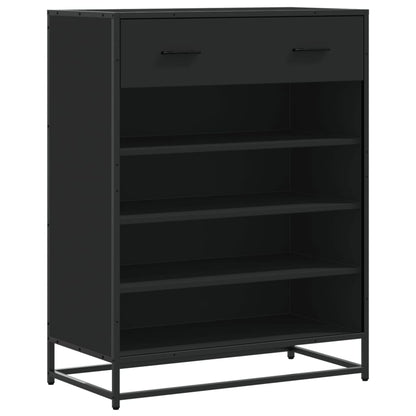 Schuhschrank Eichen-Optik 75x38x97,5 cm Holzwerkstoff Metall