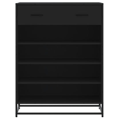 Schuhschrank Eichen-Optik 75x38x97,5 cm Holzwerkstoff Metall