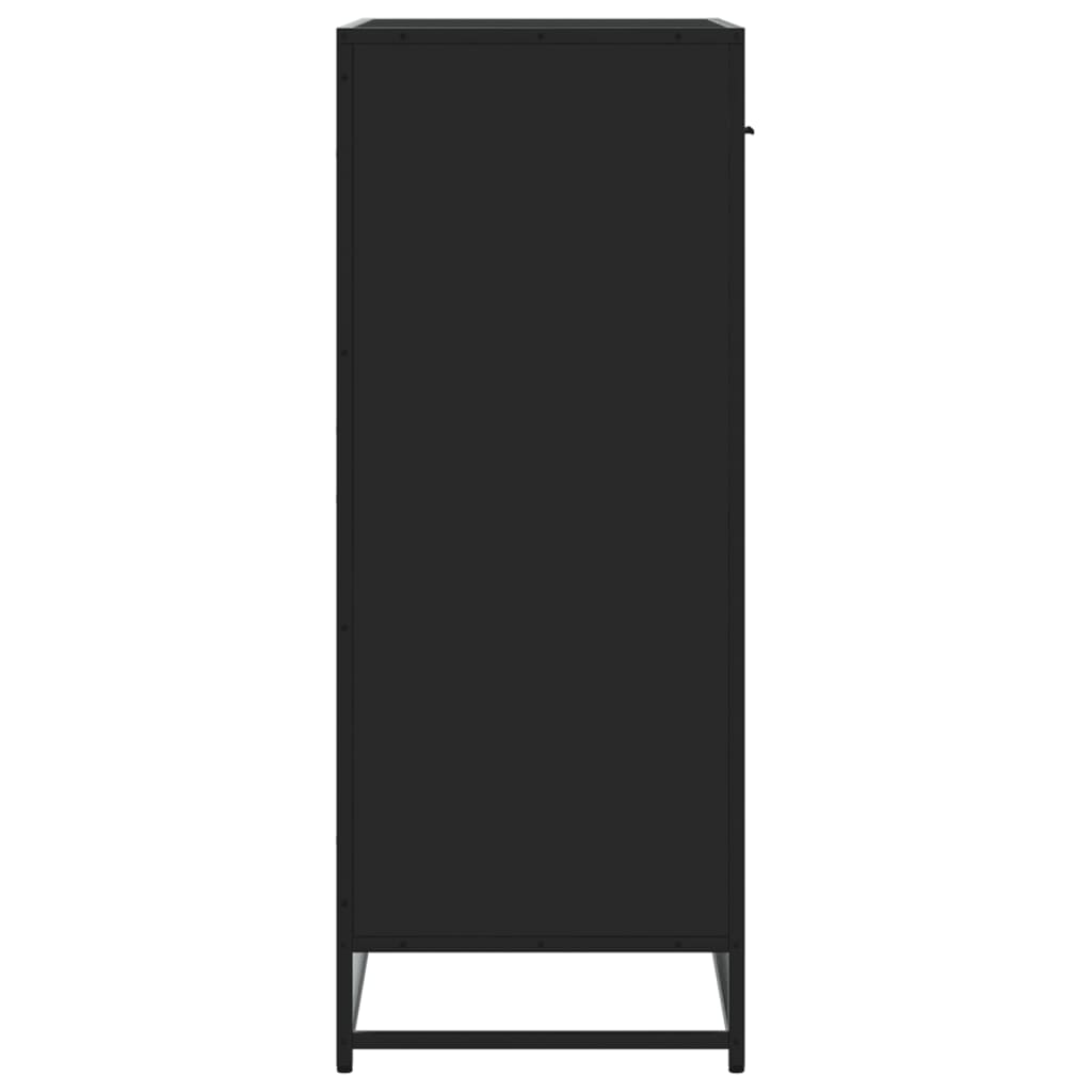 Schuhschrank Eichen-Optik 75x38x97,5 cm Holzwerkstoff Metall