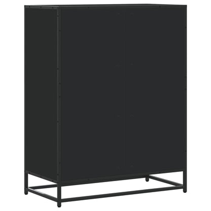Schuhschrank Eichen-Optik 75x38x97,5 cm Holzwerkstoff Metall