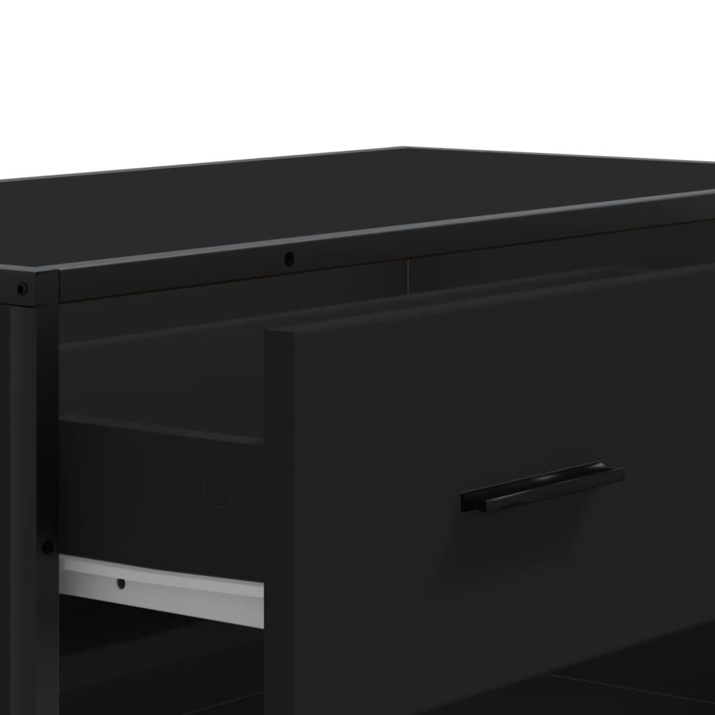 Schuhschrank Eichen-Optik 75x38x97,5 cm Holzwerkstoff Metall