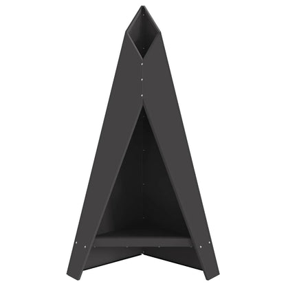 Feuerstelle Schwarz 58 x 40 x 100 cm Stahl