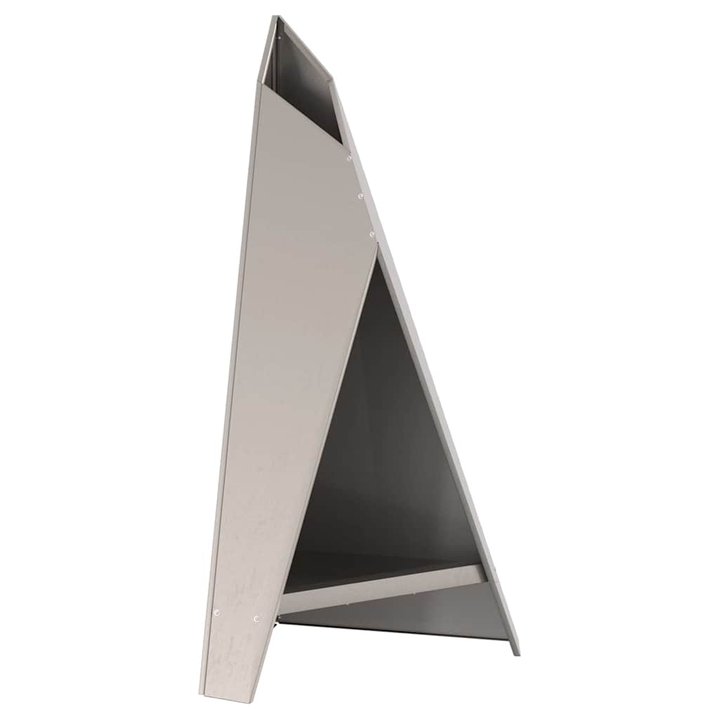 Feuerstelle Schwarz 58 x 40 x 100 cm Stahl