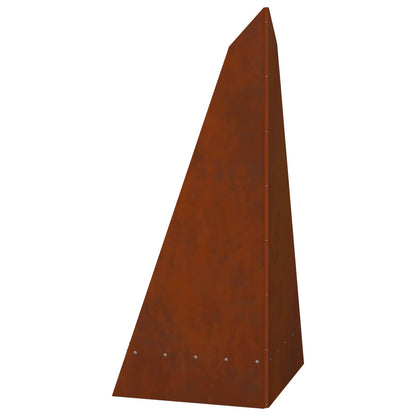 Feuerstelle Schwarz 58 x 40 x 100 cm Stahl