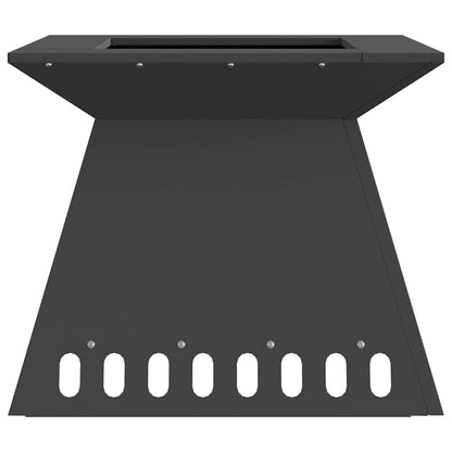Feuerstelle Schwarz 48 x 48 x 40 cm Stahl