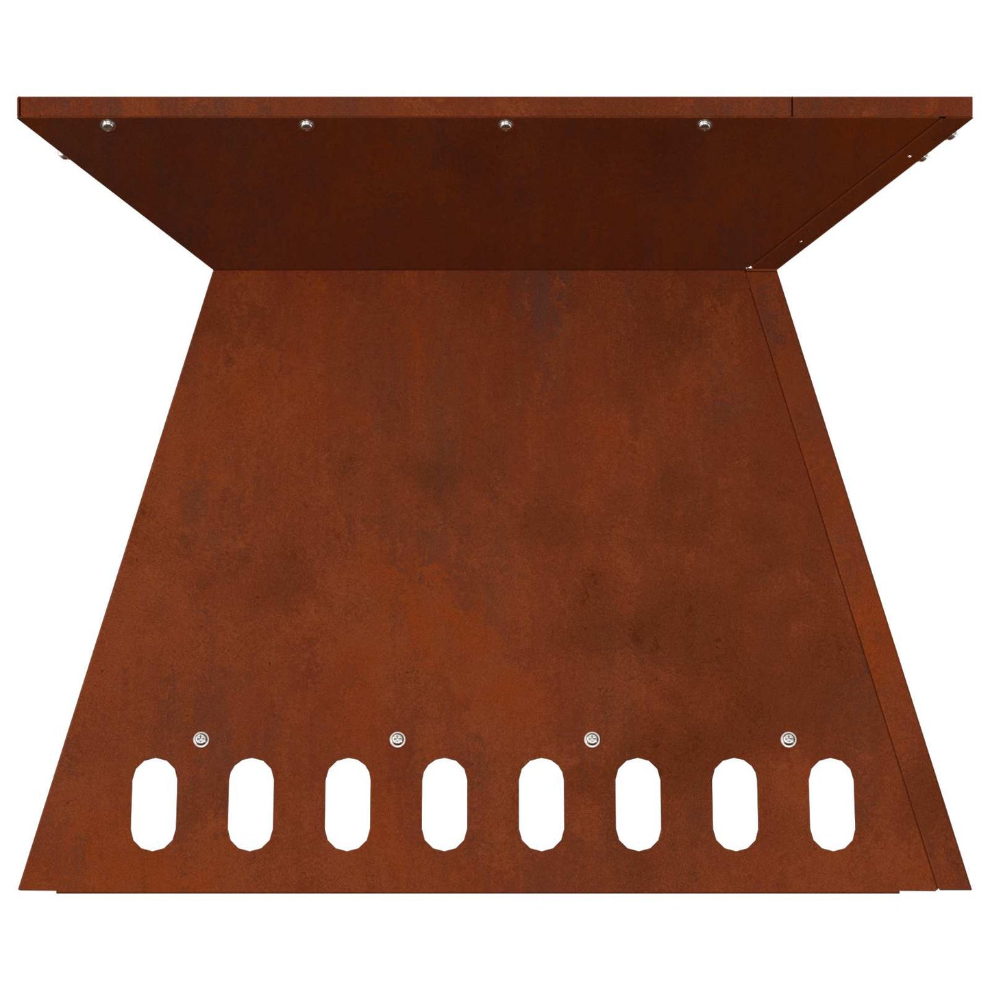Feuerstelle Schwarz 48 x 48 x 40 cm Stahl