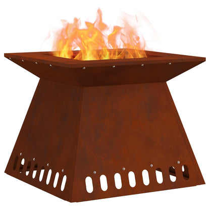 Feuerstelle Schwarz 48 x 48 x 40 cm Stahl